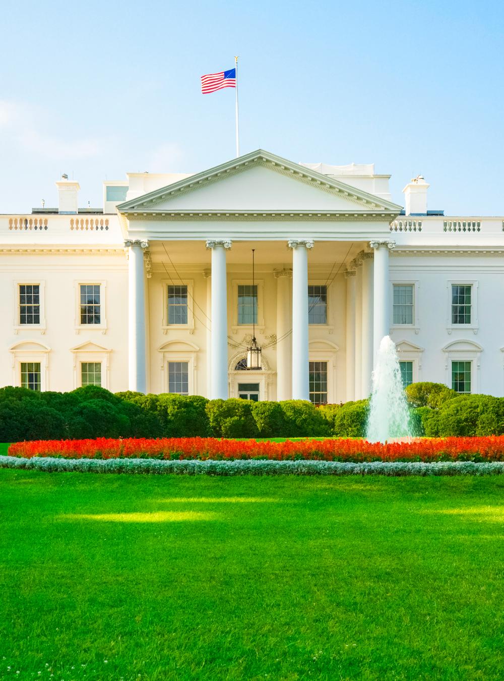 The White House, early morning light