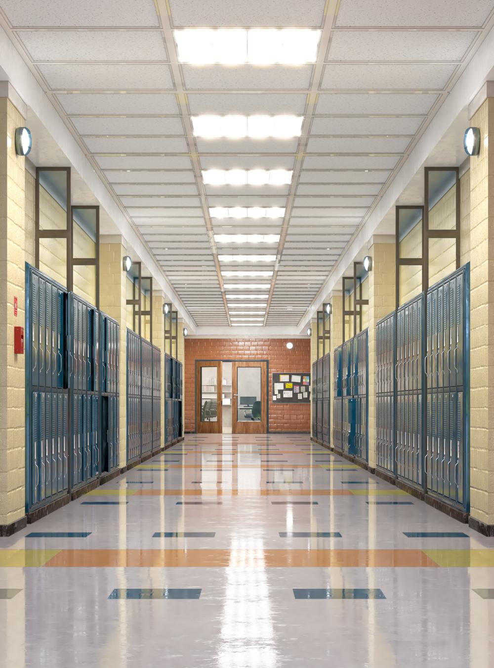 school hallway