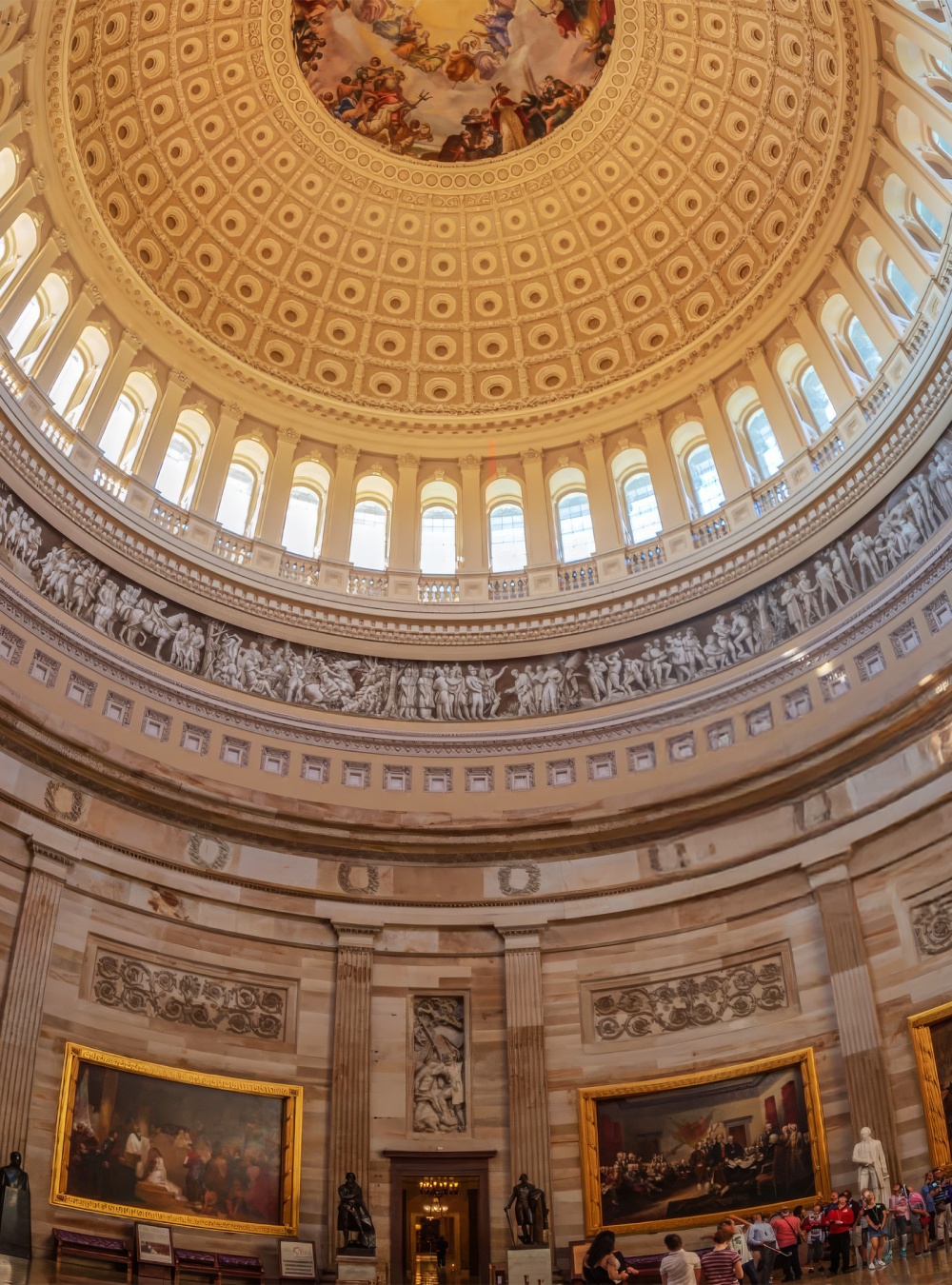 Interior of the Capitol hill dome, Washington DC