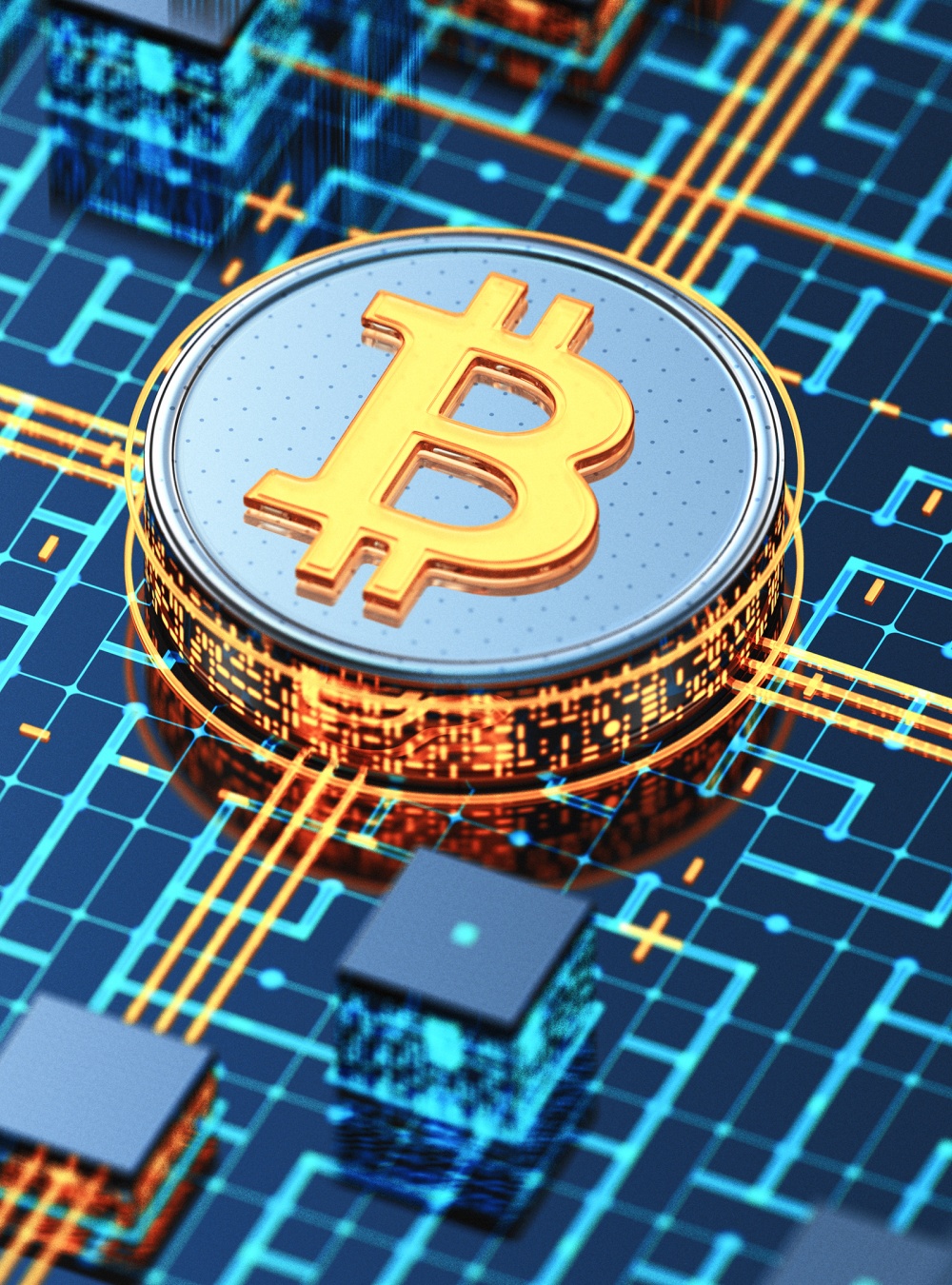 cryptocurrency circuit board