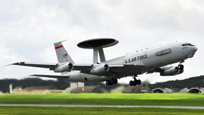 AWACS Plane taking off