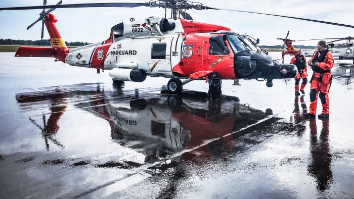 Coast Guard Air Station Traverse City MH-60 Jayhawk helicopter