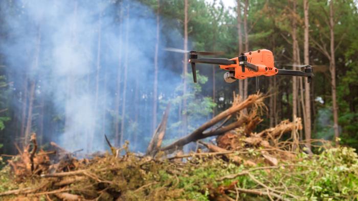 first responder drone, forest fire