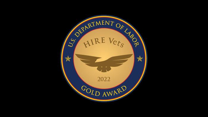 2022 HIRE Vets award logo