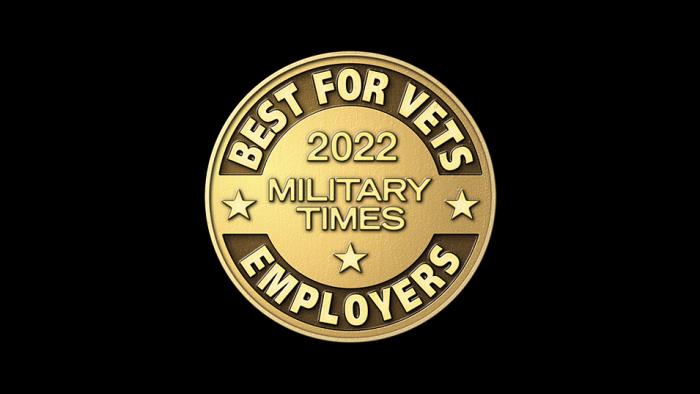 2022 Military Times award logo